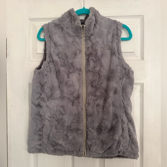 North Face Reversible Vest, Gray/Silver, Size Small - Picture 3 of 9